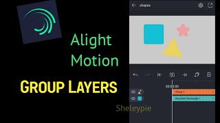 #alightmotion How To Group Layers in Alight Motion