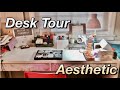 Desk Tour Of An Online Student **Aesthetic