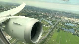 GEnX ROAR | American Airlines 787-9 (N829AN) takeoff from Amsterdam Schiphol. [4K 60]