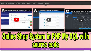 Online Shop System in PHP My SQL with source code