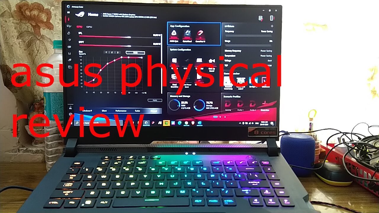 ASUS ROG  strix scar 15 2021 Physical review