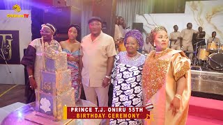 CELEBRITIES, PUBLIC FIGURES, LUMINARIES STORM PRINCE TIJANI OLABISI ONIRU 55TH BIRTHDAY