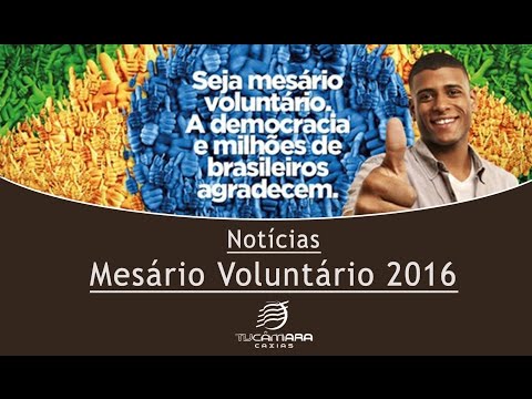 Notícias - Mesário Voluntário 2016