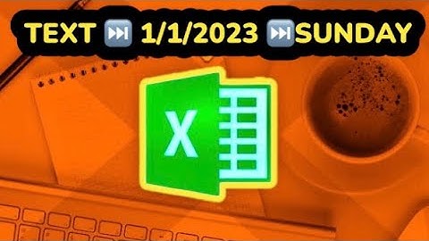 تحويل التاريخ الى يوم فى اكسل 2023 EXCEL دالة TEXT #دروس ع القهوة