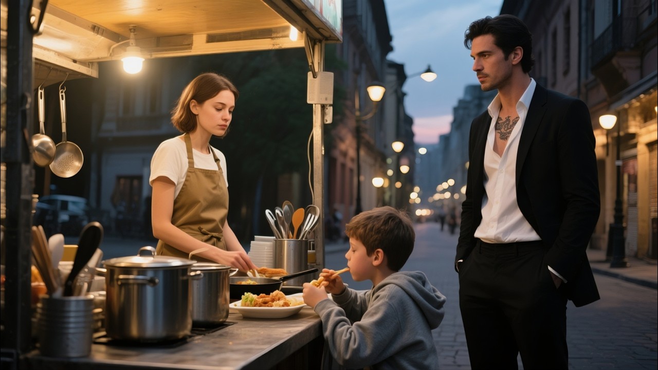 A Poor Food Seller Fed a Homeless Boy Daily — One Day the Mafia Boss Came for Her