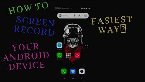 How To Screen Record Your Android Device | Easiest Way👌 | Using Itel A56