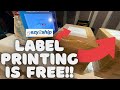 Print Shipping Labels For FREE!! | How To Make Payment For Ezy2Ship | Singapore Youtuber