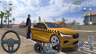 🚖🔥 Volvo S60 VIP Taxi Gameplay | Luxury Power & Smooth City Driving | Taxi Car Simulator EVO screenshot 3