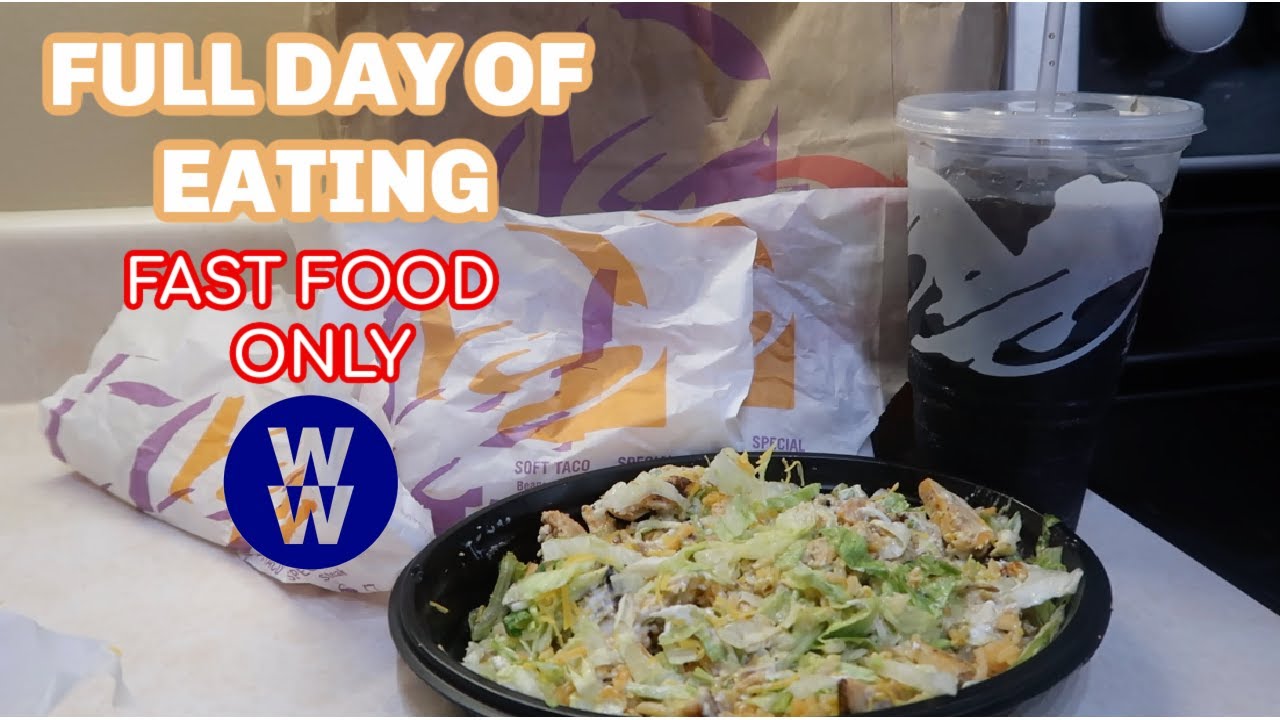 Целый день еды на WW — выпуск о фастфуде | Фелиция Китли