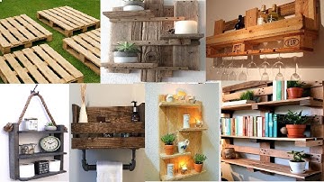 How To Make Pallet Wood Floating Shelves (easy DIY project)