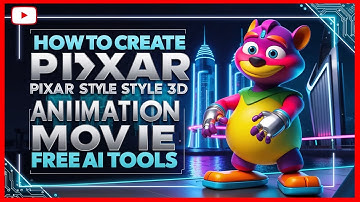 How To Create Pixar Style 3D Animation Movie Using Free AI Tools