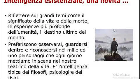 Quale autore parla di intelligenza filosofico esistenziale?