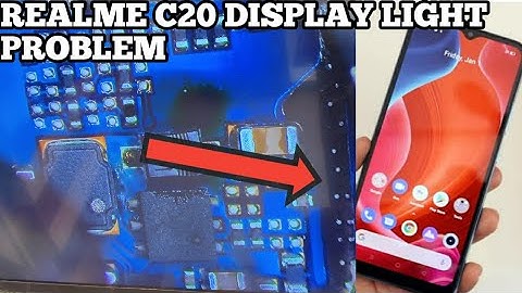 Realme C20 Display light Problem Blank Display Problem Realme C12 C15 C21y C11 light solution C20