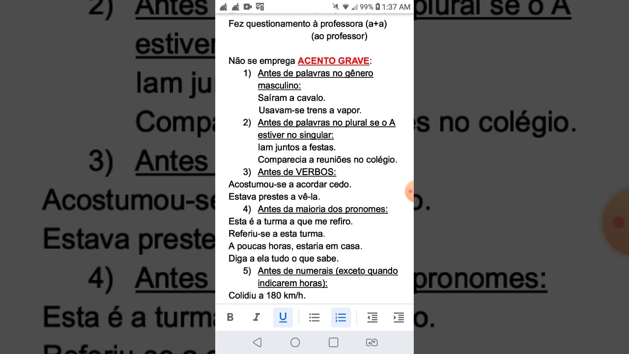 Use Nas Palavras Abaixo O Acento Grave Quando For Necessário