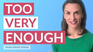 Too & Very & Enough | English Grammar Lesson | 2020