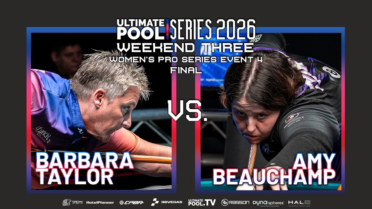 CuePoint billiards news cover image for Barbara Taylor Claims Victory Over Amy Beuchamp in Women's Pro Series Final