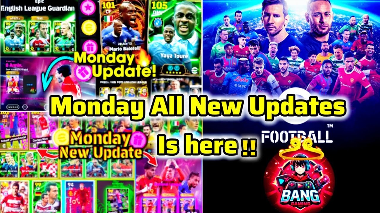 🔴MONDAY Madness! New Epic Pack and Cards REVEALED in e-Football Update!