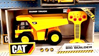 CAT DUMP TRUCK Remote Control [RC] Big Builder Tractor TOY REVIEW