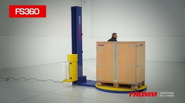FROMM FS360 pallet stretch wrapping machine intro