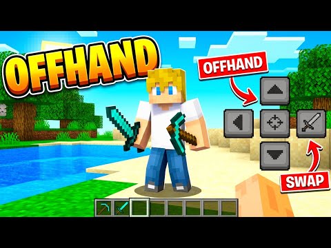 I Added OFFHAND in Minecraft Bedrock!