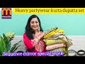 Meesho 🌟new arrivals partywear kurta dupatta set ♥️ sharara set, anarkali suit, Tryon