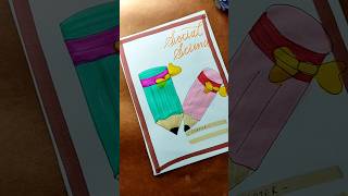 Aesthetic front page idea #frontpage #ytshorts #art #calligrafstory #satisfying #borderdesign #diy