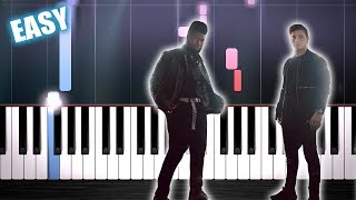 Martin Garrix feat. Khalid - Ocean - EASY Piano Tutorial by PlutaX chords