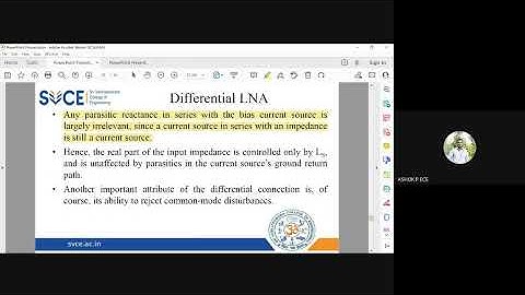 MIC&RFSD | Lecture-185 | Design of Low Noise Amplifiers Part-9