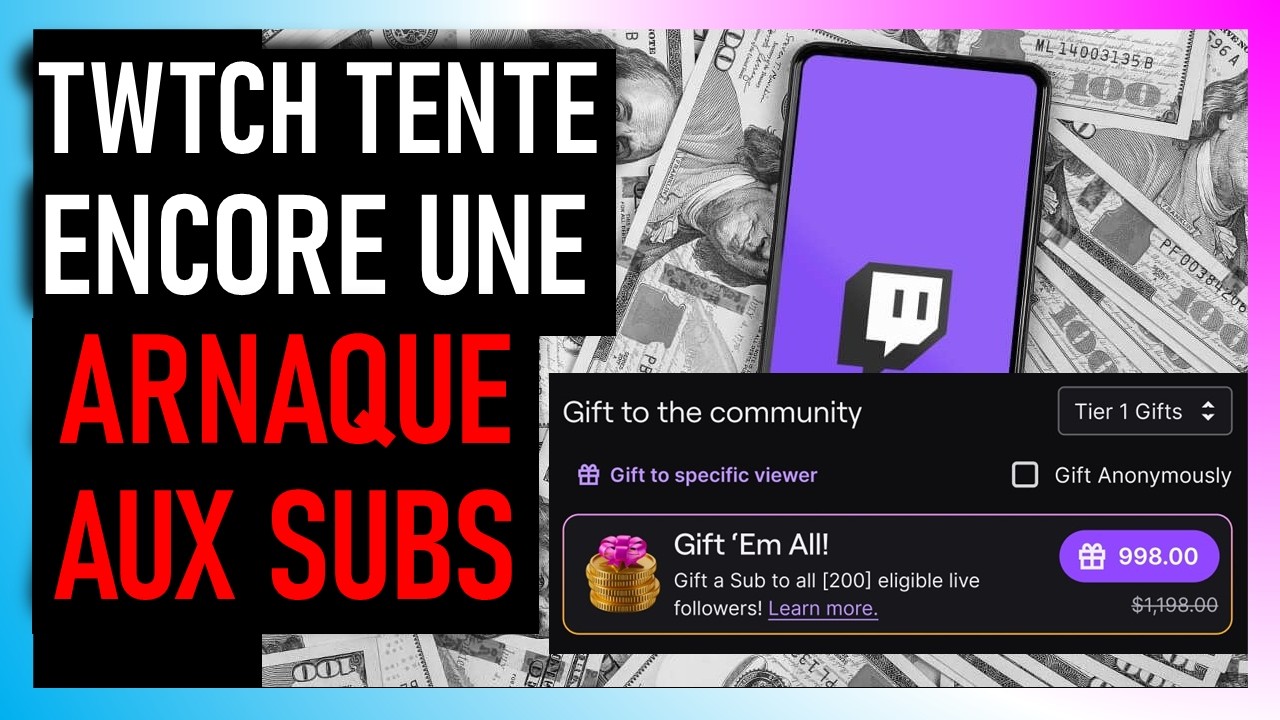 🚨 TWITCH TESTE « GIFT EM ALL » : ACHÈTE UN SUB POUR TOUT LE MONDE QUI REGARDE TON STREAM ! 🔥