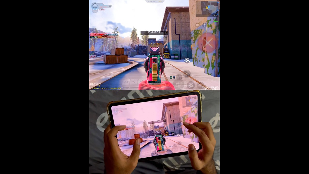 Cod mobile high rank 120 kill streak handcam 🤯