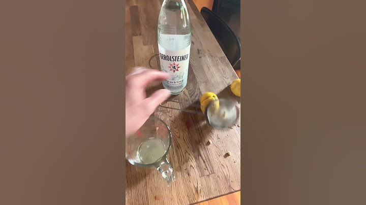 Don’t get scurvy, eat your lemons and gerolsteiner