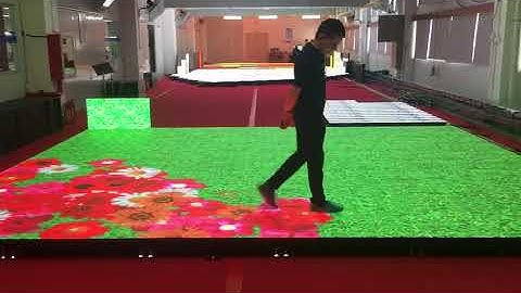 LED Dance Floor/ Interactive led display screen P3.91/ Super Clear---GEMCONN