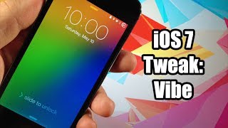 iOS 7 Jailbreak Tweak: Vibe - FREE