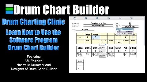 How to Use the Software Program Drum Chart Builder Clinic