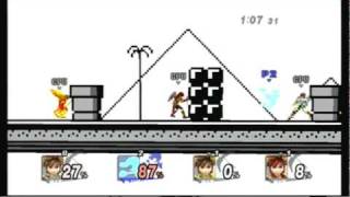 SSBB Model Stage Hack: Super Mario Land (World 1-1)