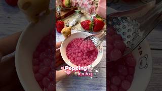 Popping boba 💖 #recetas #recetasfaciles #kawaii