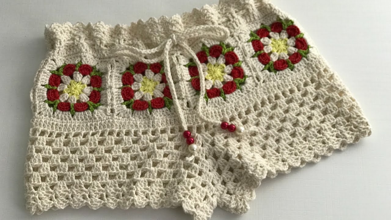 Shorts Crochê Maria Eduarda