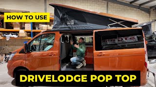 Drivelodge Pop Top Campervan Roof Demo - How To Use