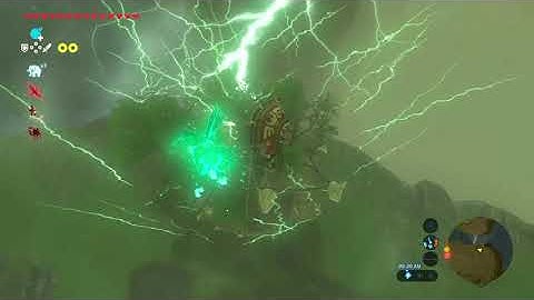 Unlucky bokoblin gets struck my lightning