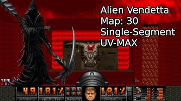 Alien Vendetta Map 30 "Point Dreadful" UV MAX [DOOM II]