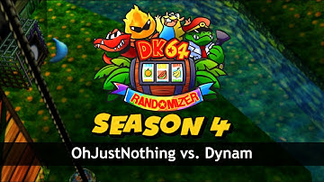 DK64 Randomizer | S4 Tournament beta bracket finals game 2 | OhJustNothing vs Dynam