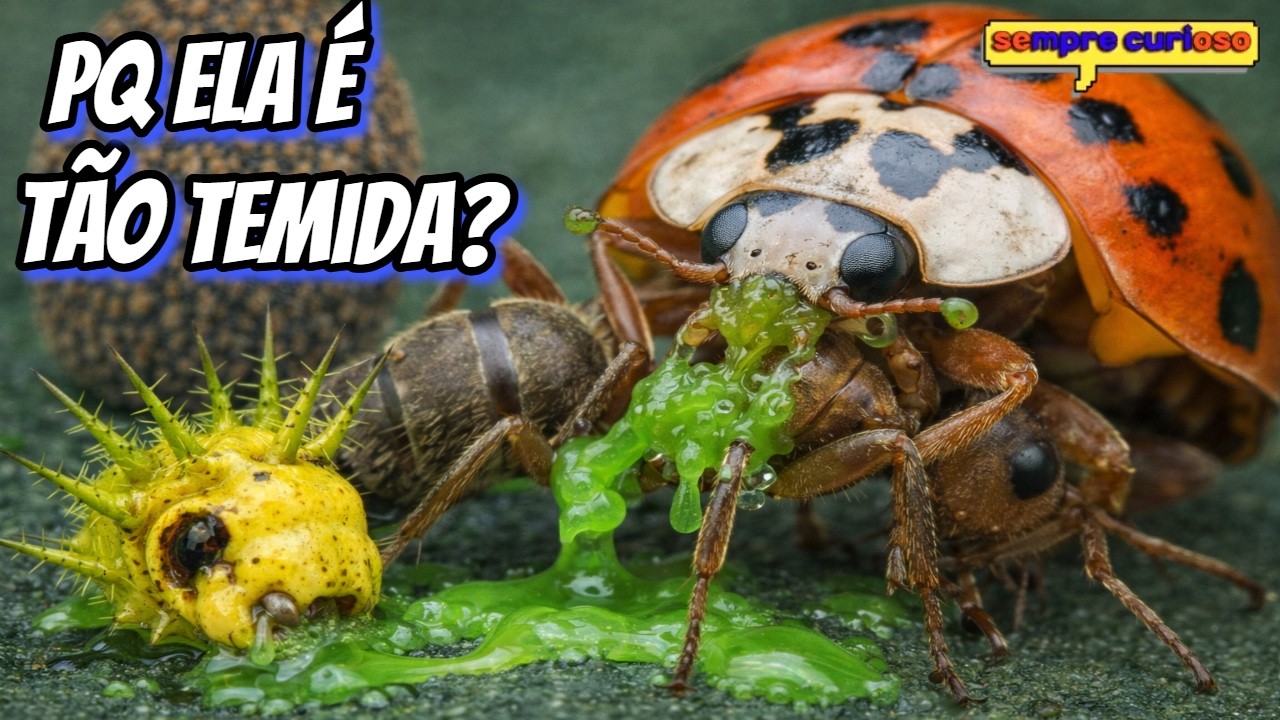 Insetos que parecem inofensivos, mas são predadores brutais