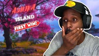 My FIRST WIN on ASHIKA ISLAND! 😍(NEW REBIRTH ISLAND MAP!)