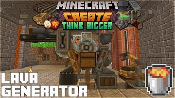 Surviving With Create 0.3.1 :: E17 - Lava Generator