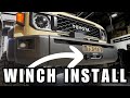 WINCH INSTALL INTO FACTORY BUMBER | 79 SERIES LANDCRUISER BUILD PART 6