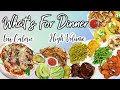 WHATS FOR DINNER? | EASY LOW CALORIE HIGH VOLUME MEALS | NICOLE BURGESS WHAT'S FOR DINNER