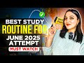 CS EXECUTIVE JUNE 2025 STUDY ROUTINE for Both Groups/single group ✅ | Neha Patel