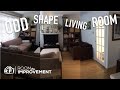 Oddly Shaped Living ROOM FOR IMPROVEMENT | Design Time