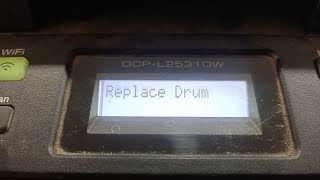 REPLACE DRUM ERROR SOLUTION IN BROTHER DCP 2531DW PRINTER