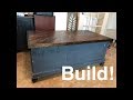 Rustic, Lift Up Top Coffee Table W/ Storage Build Part 2